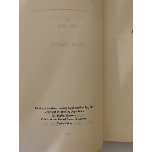 JOHN ADAMS VOLUME II 1784-1826 1st Edition‎ - Picture 6 of 11